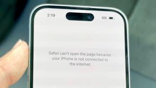 How To FIX Safari Can't Open The Page Error On iPhone/iPad! (2024)