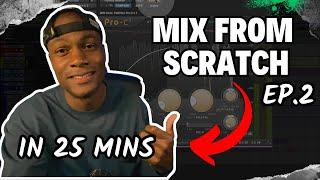 Mixing a Hip Hop Rap song in 25 minutes from SCRATCH | Pro Tools | Ep.02