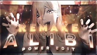 Alibi ''Power'' - Chainsawman [Edit/AMV] 4K! Remake + Free project file 