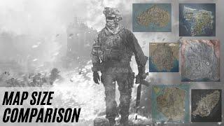 Call of Duty WARZONE Map Size Comparison