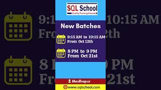 SQL DBA Training From SQL School I New Batch I On #sqlschool