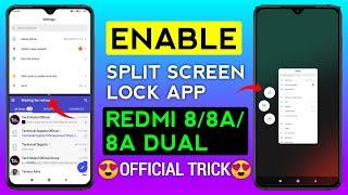 Enable Split Screen & Lock App In Redmi 8/8a/8a Dual | Redmi 8 New Update | Redmi 8a Dual New Update