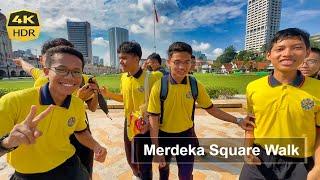 Kuala Lumpur Merdeka Square, Walking Tour [4K HDR 60fps]