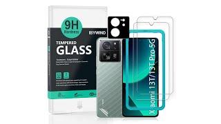 Xiaomi 13T&13T Pro 5G Tempered glass ibywind Protector With Easy Install Kit & Camera Lens Protector