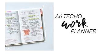 My Work Planner | A6 Hobonichi Techo | LindseyScribbles