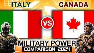 Italy vs Canada Military Power Comparison 2024 | Canada vs Italy Power Military 2024