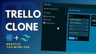 Build a Trello Clone in React js for beginners