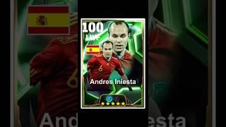 HOW TO TRAIN 100 RATED ANDER INIESTA IN EFOOTBALL #AnderIniesta #efootball #short #viral #iniesta