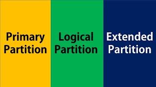 Primary Partition | Logical Partition | Extended Partition