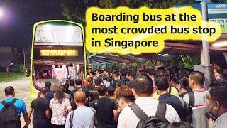 Most Crowded Bus Stop Singapore