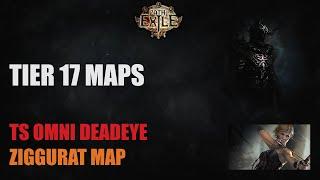 (3.24) TS Omni Deadeye - T17 Ziggurat Map - Scarab Strat - Path Of Exile