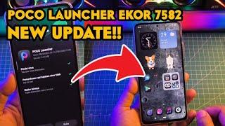 New Update Poco Launcher Terbaru Ekor 7582 Apakah Ada yang baru fix bug! #pocolauncher