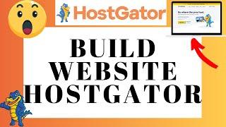 How To Build A Website With Hostgator  | Website Tutorial! (2024)