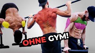 SO geht MUSKELAUFBAU OHNE GYM! (Calisthenics Trainingsplan)