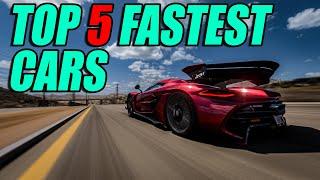 TOP 5 FASTEST CARS IN FORZA HORIZON 5