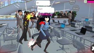 HOW TO DEFEAT A BOSS CORRUPT TAX OFFICER | YAKUZA OFFICE HIMAWARI | TUTORIAL SAKURA SCHOOL SIMULATOR