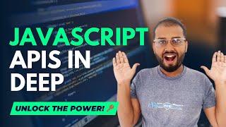 Explore the Different Types of JavaScript APIs: A Developer's Guide in Hindi