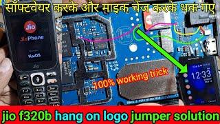 jio f320b hang on logo jumper solution | jio f320 logo hang problem | jio 320b logo problem