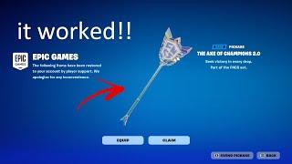 How To Get FNCS PICKAXE For FREE In FORTNITE! (2024)