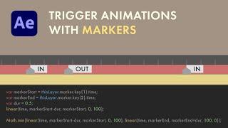 After Effects: Trigger Animations with Markers (No Keyframes)