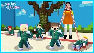 MIPAN & ZUZUZU BERTAHAN HIDUP DI SQUID GAME PART 2 MINECRAFT SURVIVAL! ADA PERMAINAN BARU MENGERIKAN