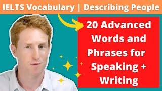 IELTS Vocabulary | 20 Advanced Phrases for Describing People