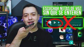 Escucha notas de voz de Whatsapp sin que la persona que te la envió se de cuenta!! | Funcionado 2022