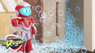Space Ranger Roger's Bubble Trouble | Funny Kids Cartoon Video
