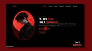 How to Make A Portfolio Website using HTML CSS & JavaScript | Complete Responsive Portfolio