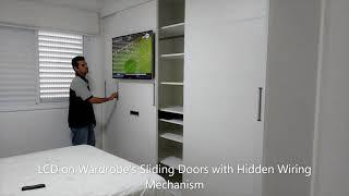 Sliding LCD Panel Wardrobe