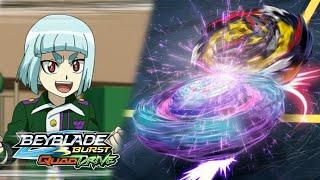 Bashara vs. Bel! BEYBLADE BURST QUADDRIVE EPISODE 8 Dragon's Howl! Roar Balkesh!