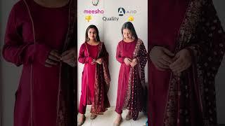 Ajio vs Meesho kurta set haul