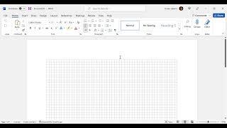 How to remove Grids In Microsoft Word