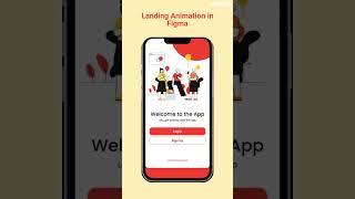 Landing Page Animation using Figma