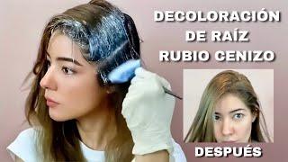 How to bleach your roots at home / ASH BLONDE