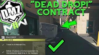 MW2 DMZ BEST "DEAD DROP" MISSION GUIDE! (SOLO OR SQUAD) DEAD DROP LOCATION *NEW*