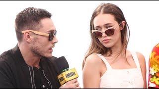 Alycia Debnam-Carey Talks About First On-Screen Kiss | IMDb EXCLUSIVE