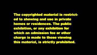 Embassy Copyright Warning Screens (1982-83; Homemade)