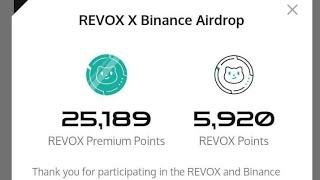 Binance REVOX Points | Binance Web3 Wallet Airdrop | Check Your REVOX Points | REVOX Airdrop