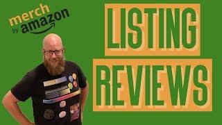 Merch By Amazon T-Shirt Listing Reviews