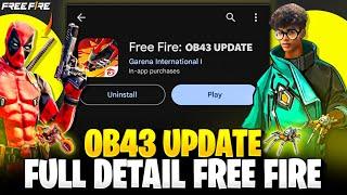 OB 43 আপডেটে নতুন কি কি আসছে | OB 43 UPDAT | FREE FIRE UPDAT | FREE FIRE OB43UPDAT | FF NEW EVENT