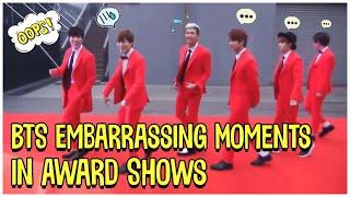BTS Embarrassing Moments In Award Shows