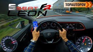 Seat Leon FR 1.8TSI (132kW) |95| 4K60 TEST DRIVE – TUNED SOUND, ACCELERATION & ENGINE |TopAutoPOV