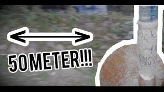 Bottle Flip Greget Challenge 50 Meter!!!