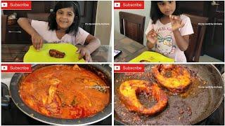 #Vlog || village style fish pulusu in Telugu || Restaurant style Fish Fry || IMW ||