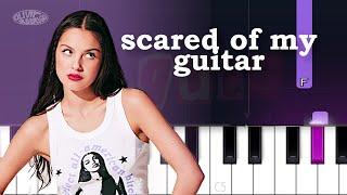 Olivia Rodrigo - scared of my guitar | Piano Tutorial