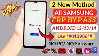 All Samsung 2024 FRP Bypass Code | Android 12/13 | Remove Google Account | No TalkBack | No Adb Fail