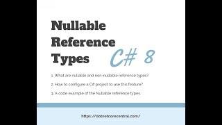 Nullable reference types in C# 8