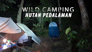 Camping di Hutan Pedalaman di Hulu Sungai Air Terjun, Tengas Catch and Cook, Masak Kari Ayam