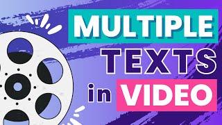 How To Add Multiple Text In Canva Video